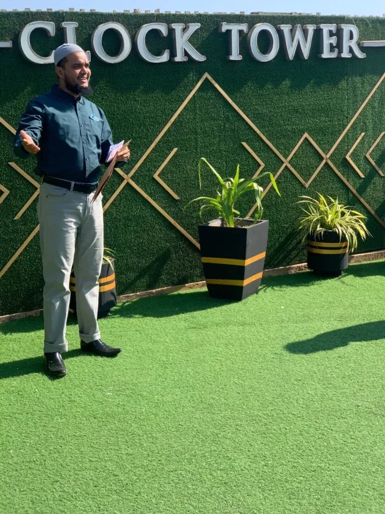 Sherdil team member at the Clock Tower rooftop venue, Annual Lunch and Award Distribution 2024