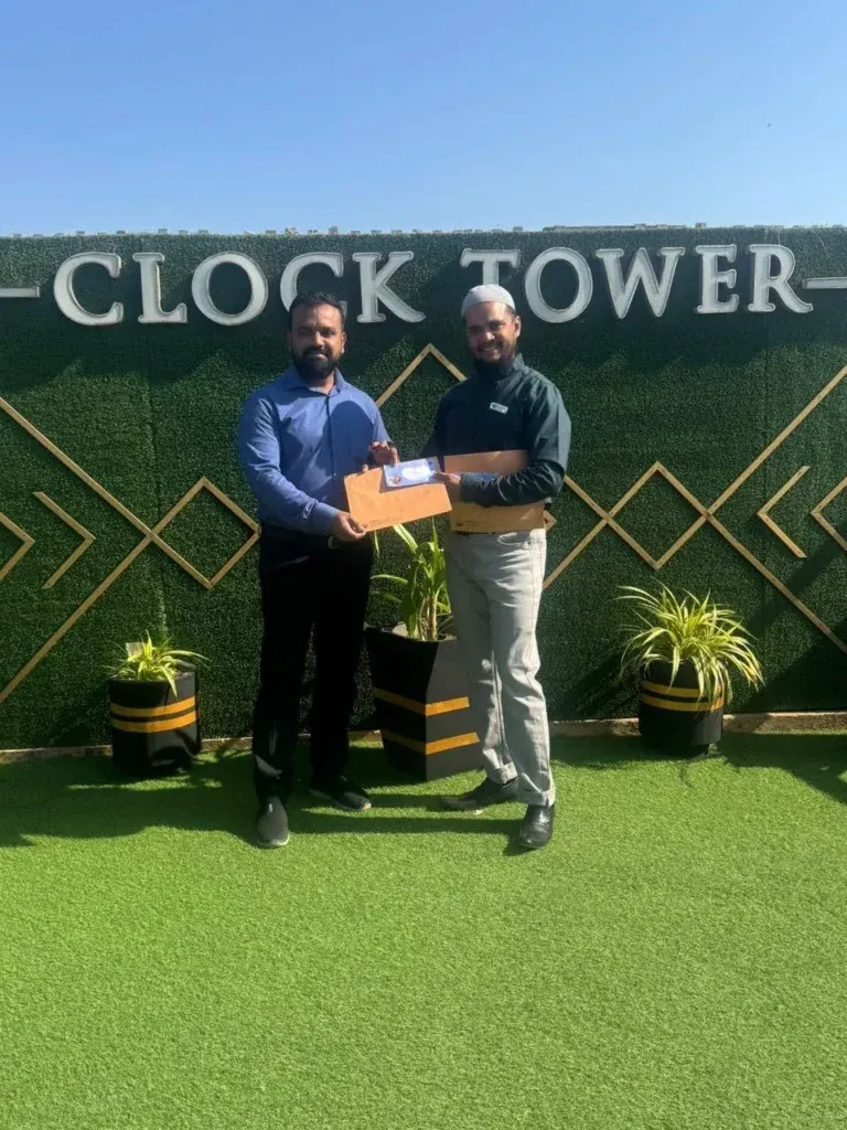 Envelope and award handover at the Sherdil Annual Lunch 2024