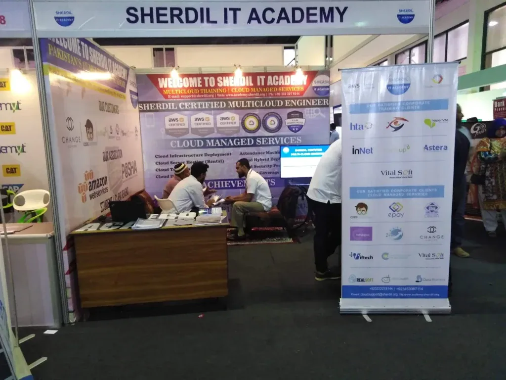 Sherdil IT Academy stall overview, ITCN Asia 2019