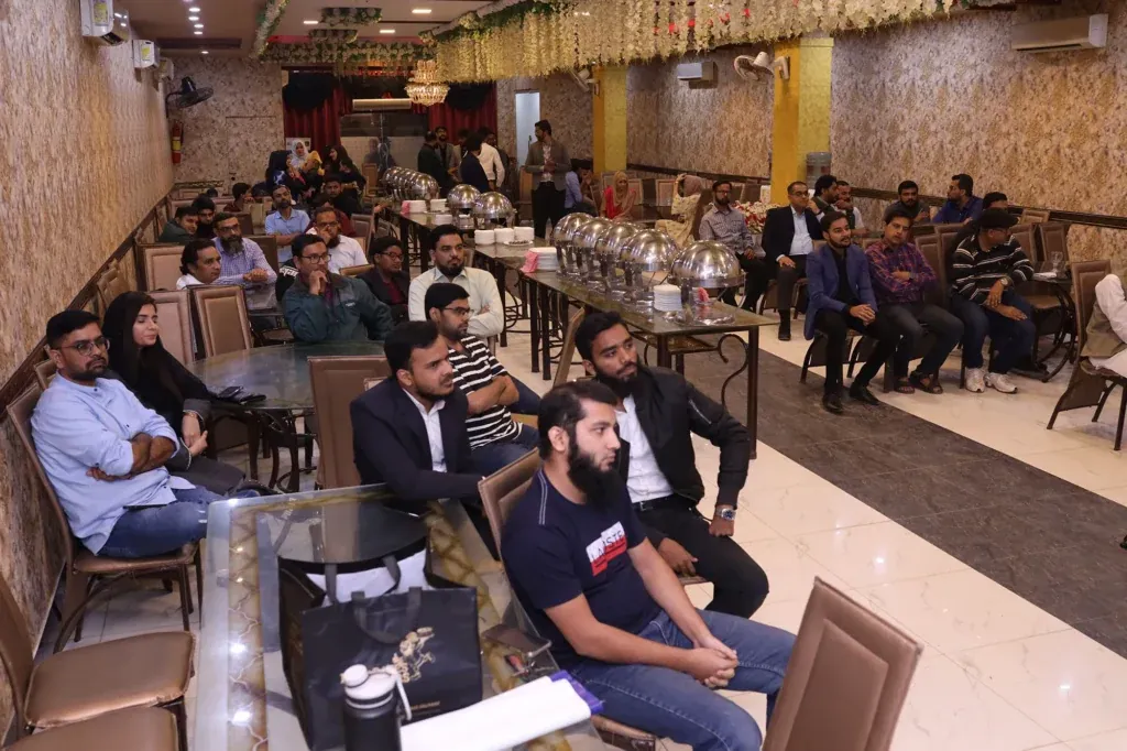 Students seated in the hall during the Sherdil Annual Students Meetup 2022