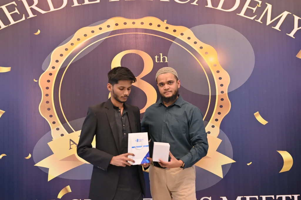Certificate and award handover at the Sherdil Annual Students Meetup 2025