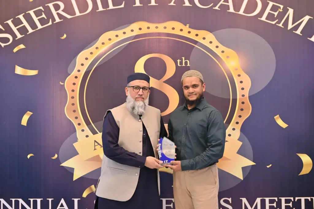 Recognition award presented at the Sherdil 8th Anniversary Meetup 2025